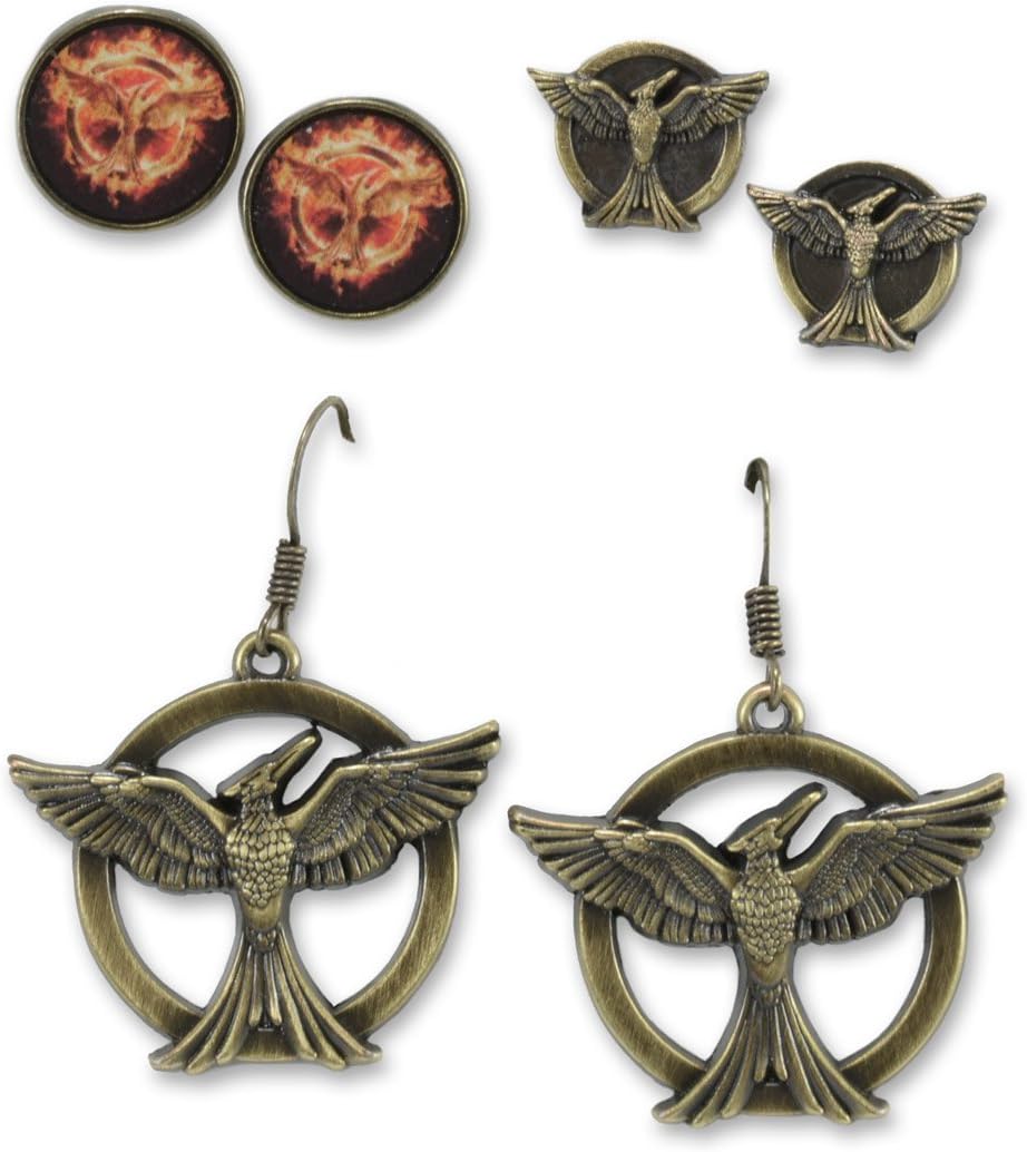 The Hunger Games Mockingjay Part 1 Earrings (Set of 3)
