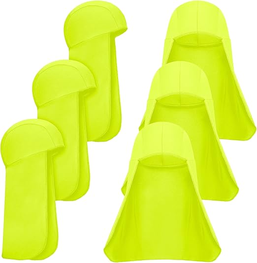 6 Pieces Sun Cap Cooling Sun Shade Hat Quick Dry Skull Cap Sun