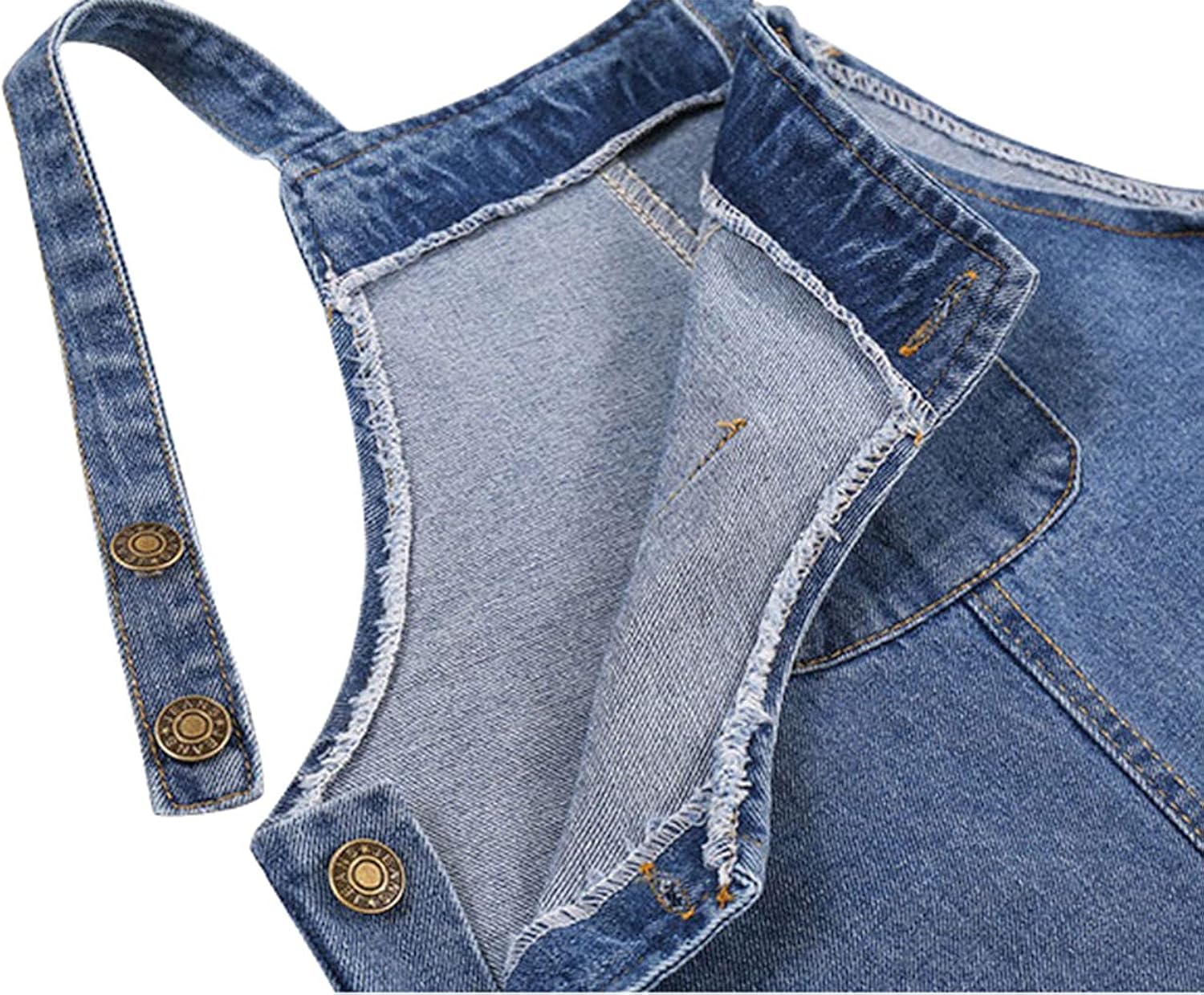 Toddler Baby Boys Girls Relaxed Fit Denim Bib Overalls Little Kids Soft Cotton Jean Pants 18Months-6Years: Clothing