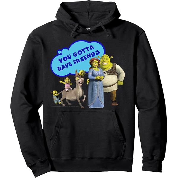 Vintage Shrek And Donkey Friends Shirt Size XL Black Great Condition Dreamworks
