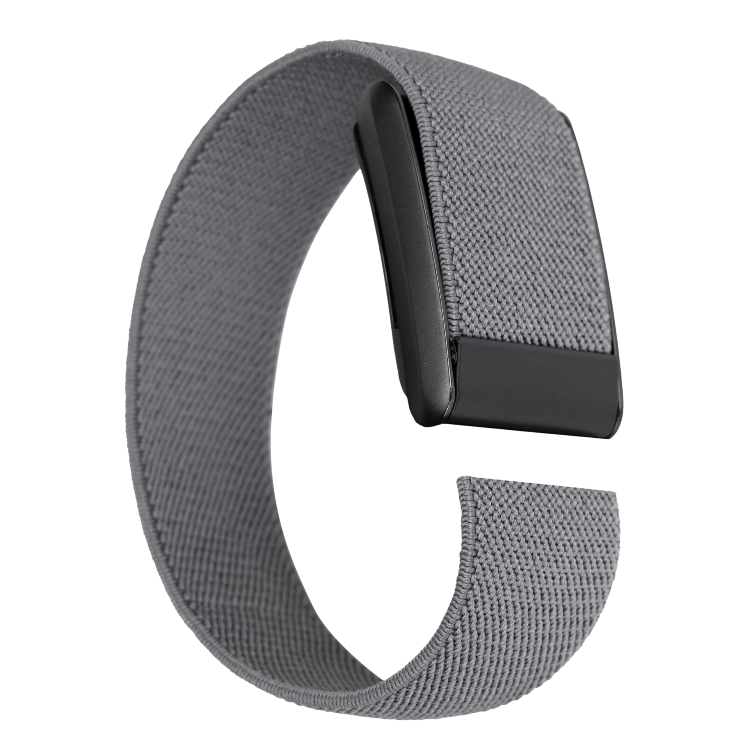The Fresh Strap- Band Compatible with Whoop 4.0- Odor Resistant, Breathable Nylon Bands Compatible with the Whoop Bands- Easy to use and Perfect for Every Occasion (Gray)