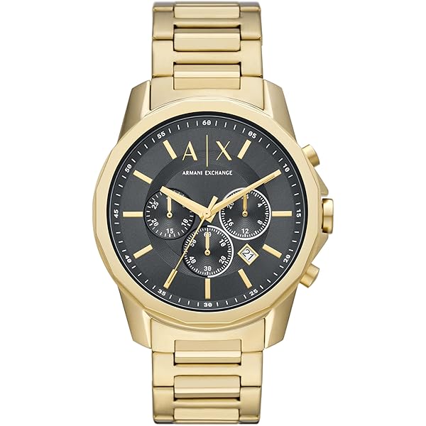 Amazon.com: Armani Exchange A｜X Men's Multifunction Gold