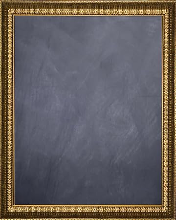 Amazon Com Framed Chalkboard 20 X 24 With Gold Finish Rib