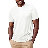 LOGEEYAR Men's Fashion Crewneck Knitted T-Shirts Short Sleeve Textured Pullover Tees Casual Waffle Knit T Shirts for Men