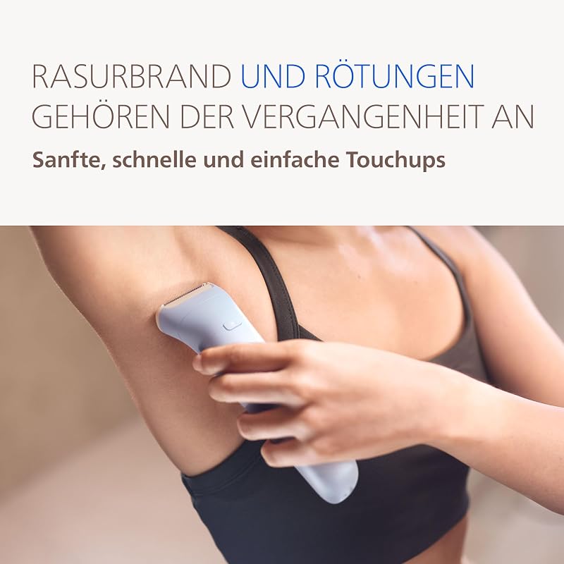 Epilierer Series 8000 - Kabelloser Epilierer für Nass- und Trockenanwendung, Haarentfernung für Beine und Körper, mit ProGuide, 5 Zubehörteile, 60 Min. Akku, Modell BRE709/00