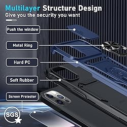 Janmitta Case for iPhone 13 Pro Phone Cover Built