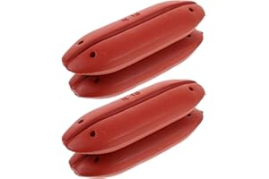MUSISALY 4pcs Red Eva Foam Fishing Buoy 36x56x181mm – Marine Marker Float for Fishing Nets and Kayak Rope