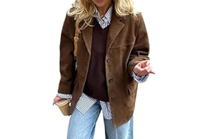 MANGMAO Suede Jacket Y2k Outerwear Brown Faux Leather Jacket Women Fall Fashion 2024 Trendy Old Money Oversized Blazers