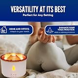 CUQOO Volcano Humidifier 360ml Jellyfish Mist Flame Diffuser Pulsating Mode view 4
