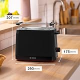 Bosch MyMoment Infuse Compact 2-Slice Toaster Matte Black view 2