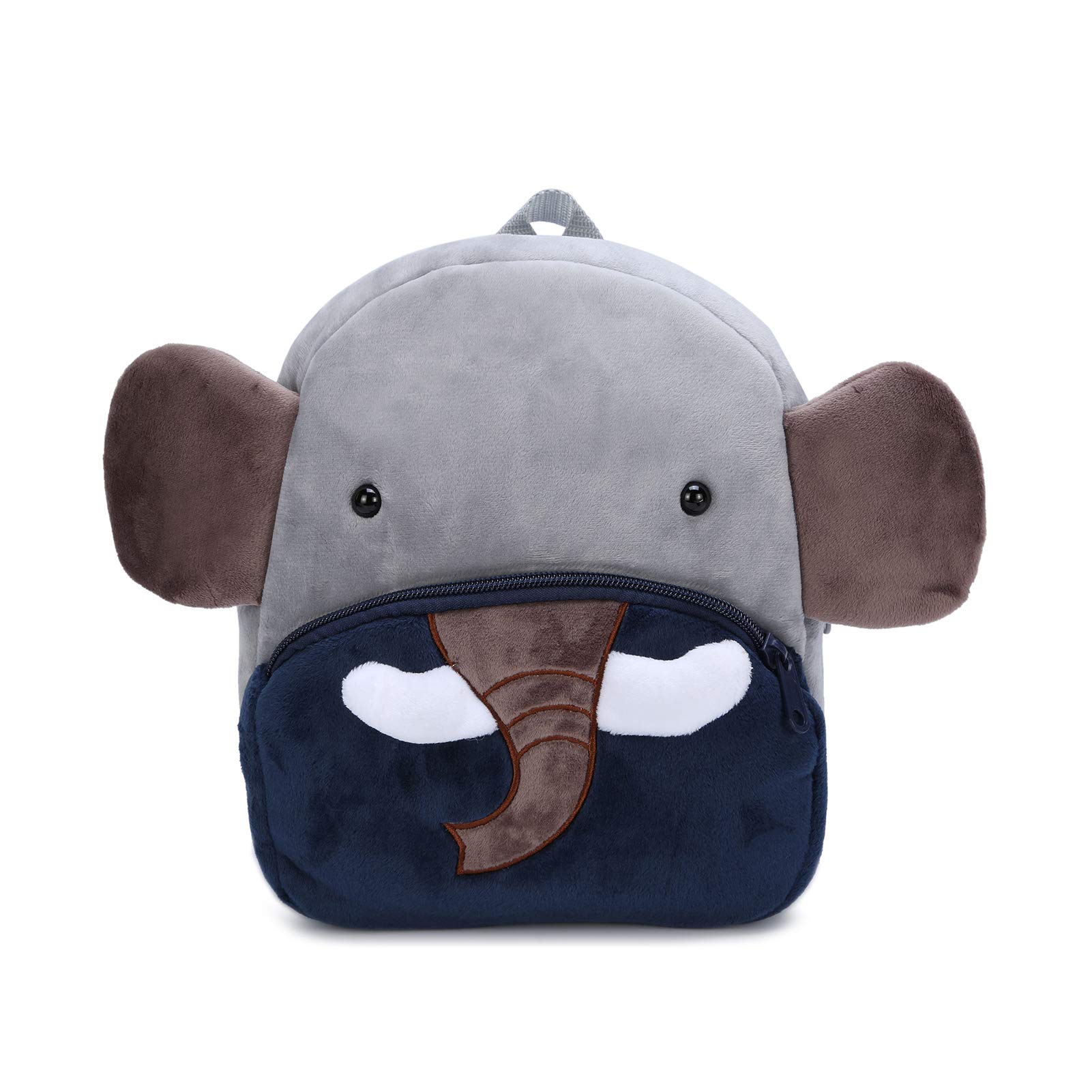 VINBAGGE Cute Small Toddler Kids Backpack Plush Animal Cartoon Mini Children Bag for Baby Girl Boy Age 1-3 Years