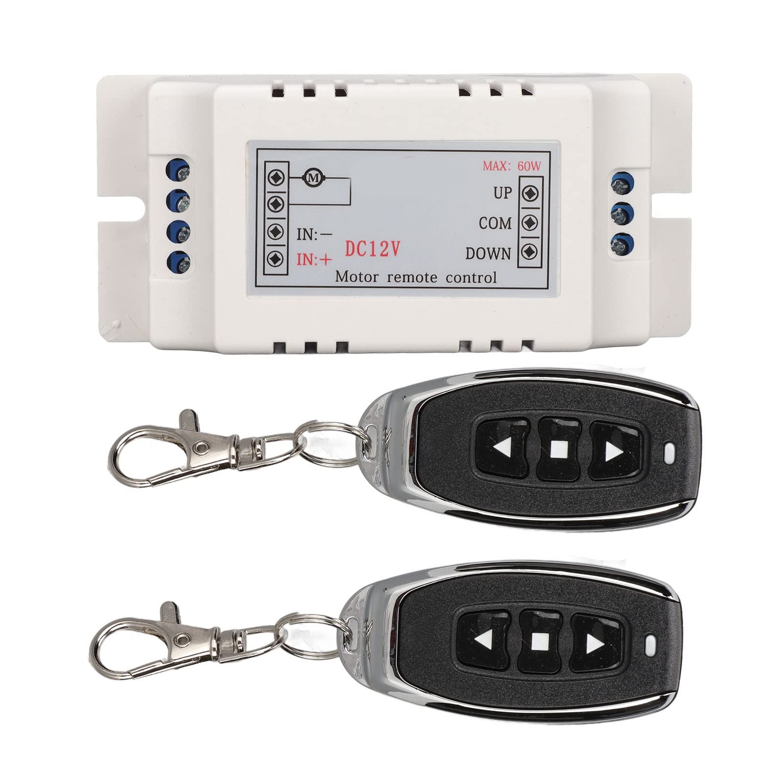 Relay Remote Control Switch, DC 12V 433MHZ Wireless Universal RF Transmitter Receiver Kit for Light Garage Door