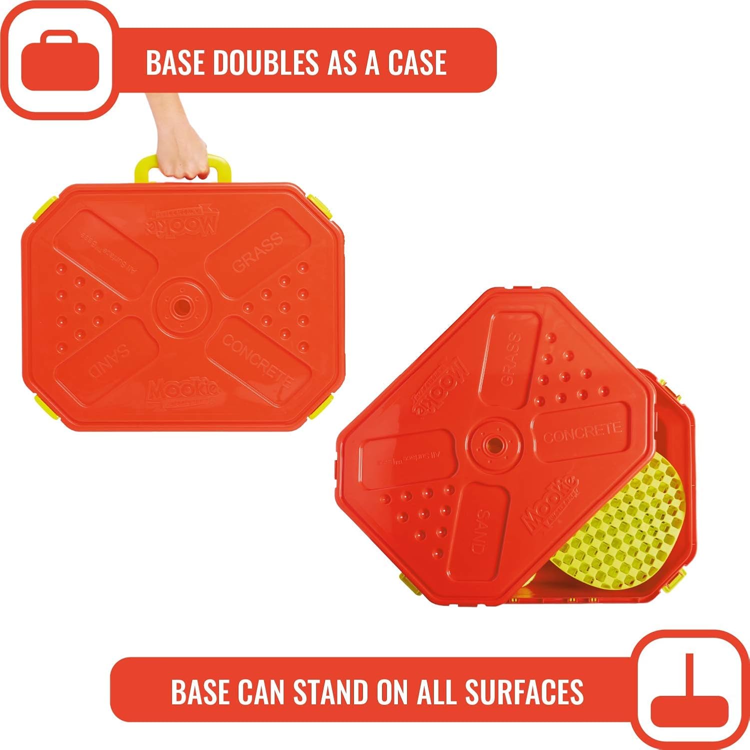 Mookie Swingball Classic Swingball Tetherball Set - Portable Tetherball, Blue/Red, One Size: Toys & Games