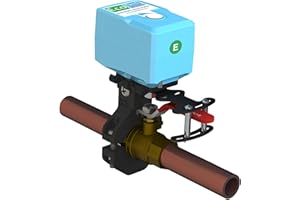 EcoNet Controls EVC200-HCSML The Bulldog Valve Robot, Z-Wave Water Valve, Smart Home Controller Required, Easy to Install and No Plumbing Required, Valves up to 1.5"