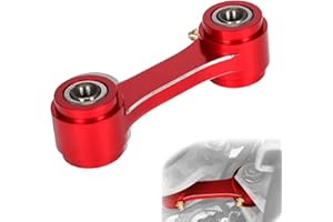 GOODELY 45mm CNC Rear Suspension Lowering Link Compatible With XR250R XR350R XR600R XR650L (Red)