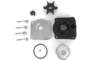 KUNOANZ 61N-W0078-11-00 Water Pump Impeller Repair Kit For Yamaha 25 30 HP 4-Stroke Outboard 25HP 30HP 61N-W0078-10,61N-W0078-13,61N-W0078-14-00 Sierra 18-3432 F25 C30 1993-2019