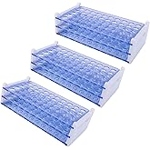 3 PCS Scientific Lab Plastic Test Tube Rack Holder for 16mm Tubes, Holes 50, Test Tube Bracket Stand for Laboratory
