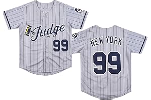 Wenhbeirg Youth New York 99 Baseball Jerseys Stitched Shirts Hip Hop Kids Uniforms for Xmas Party Gift