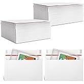 Lerheedi 100 Pack Trading Card Shipping Envelopes 7 x 4.35 Inches Self Adhesive Mailing Envelopes Bulk Fit for Semi Rigid Sleeves and Sports Card Protectors Hobby Mailing Supplies