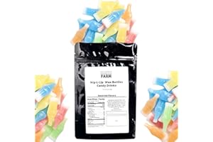 Airmont Farm Nip L Nip Wax Bottles Candy Drinks 1/2 LB Bag Assorted Flavors