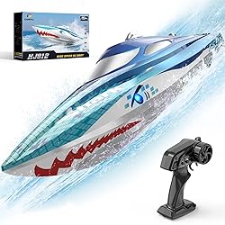 DEERC Full Proportional Remote Control Boat with
