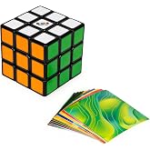 Rubik&rsquo;s Cube, Original 3x3 Cube with Removable Stickers for Customization in Fun Patterns, Problem-Solving Brain Teaser, Classic Color-Matching Puzzle, Fidget Toy, Sensory Puzzle for Ages 8 &amp; Up