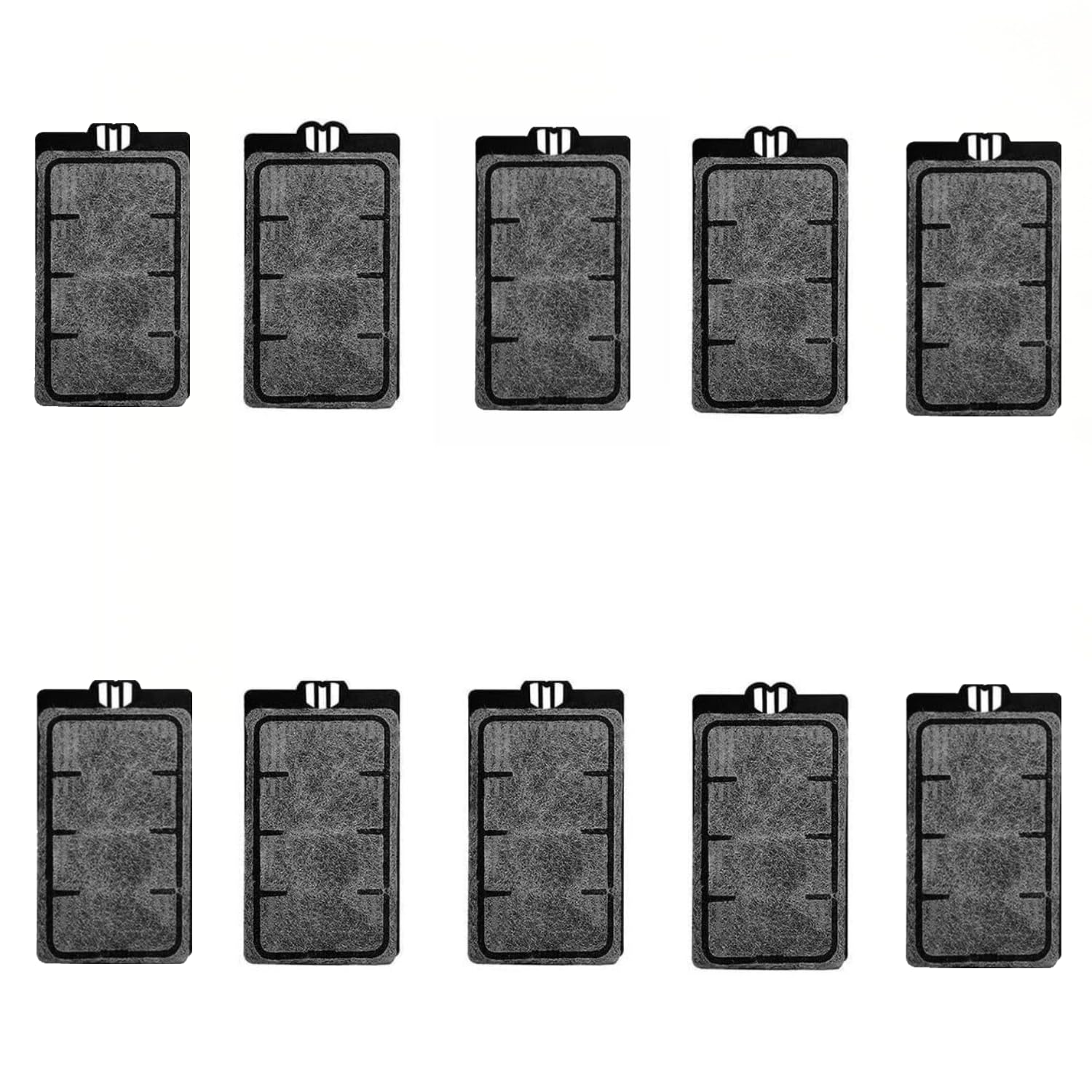 Photo 1 of FRIRODSAY 10 Pack 3-Layer Auqarium Filter Replacement Plates,Turtle Filter Cartridges or Fish Tank Filter Sponges for Low-Water Filter