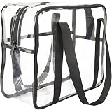 SHERCHPRY Clear Stadium Approved Shoulder Bag - Transparent PVC Crossbody Purse, 30x30x15cm, Large Tote - View #7