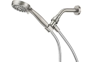 Moen 20091SRN 5-Setting Hand Held Brushed Nickel Spot Resist Shower Head, 2.5 GPM