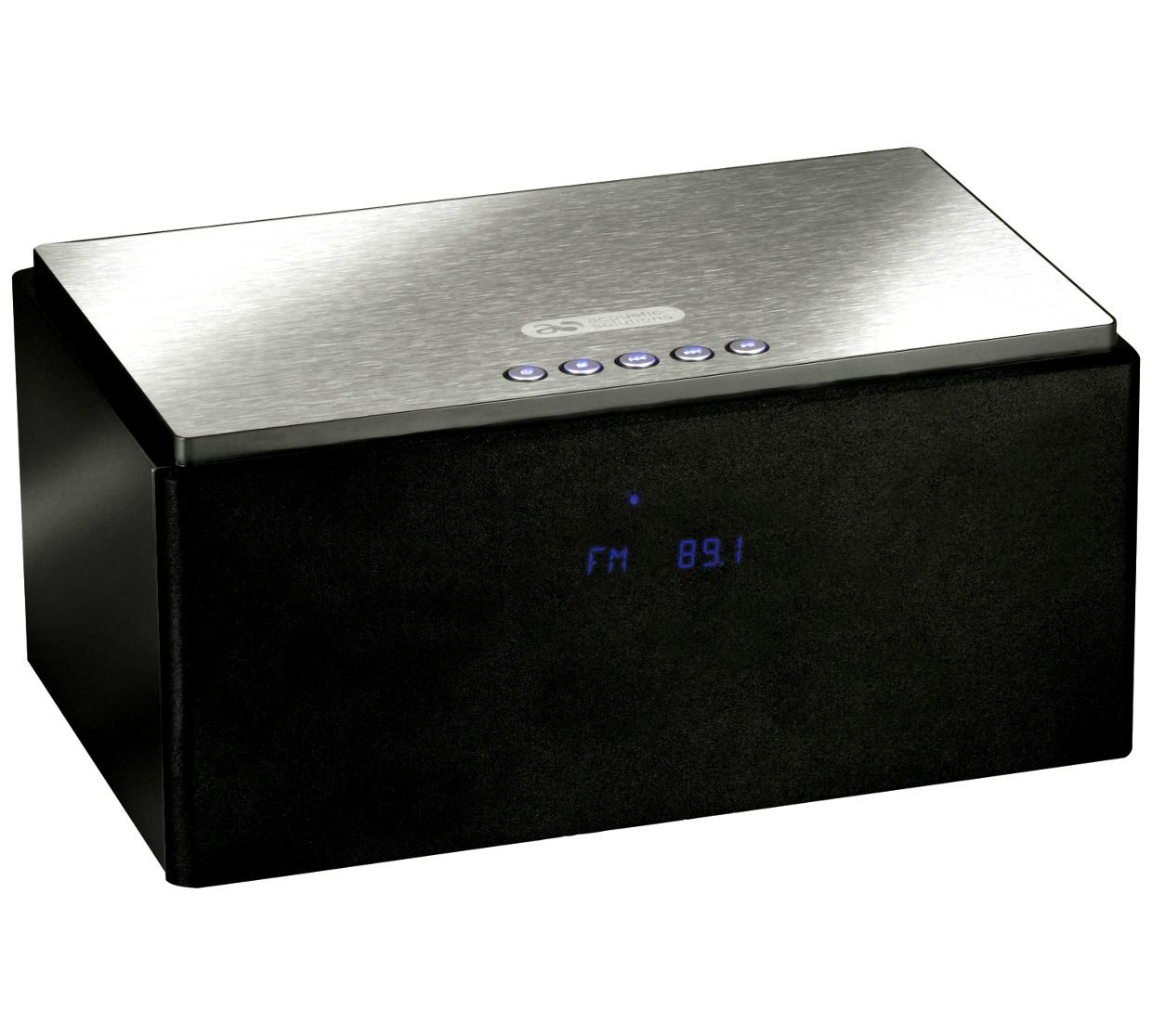 Acoustic Solutions Bluetooth Speaker Black and Silver Amazon.co.uk Electronics