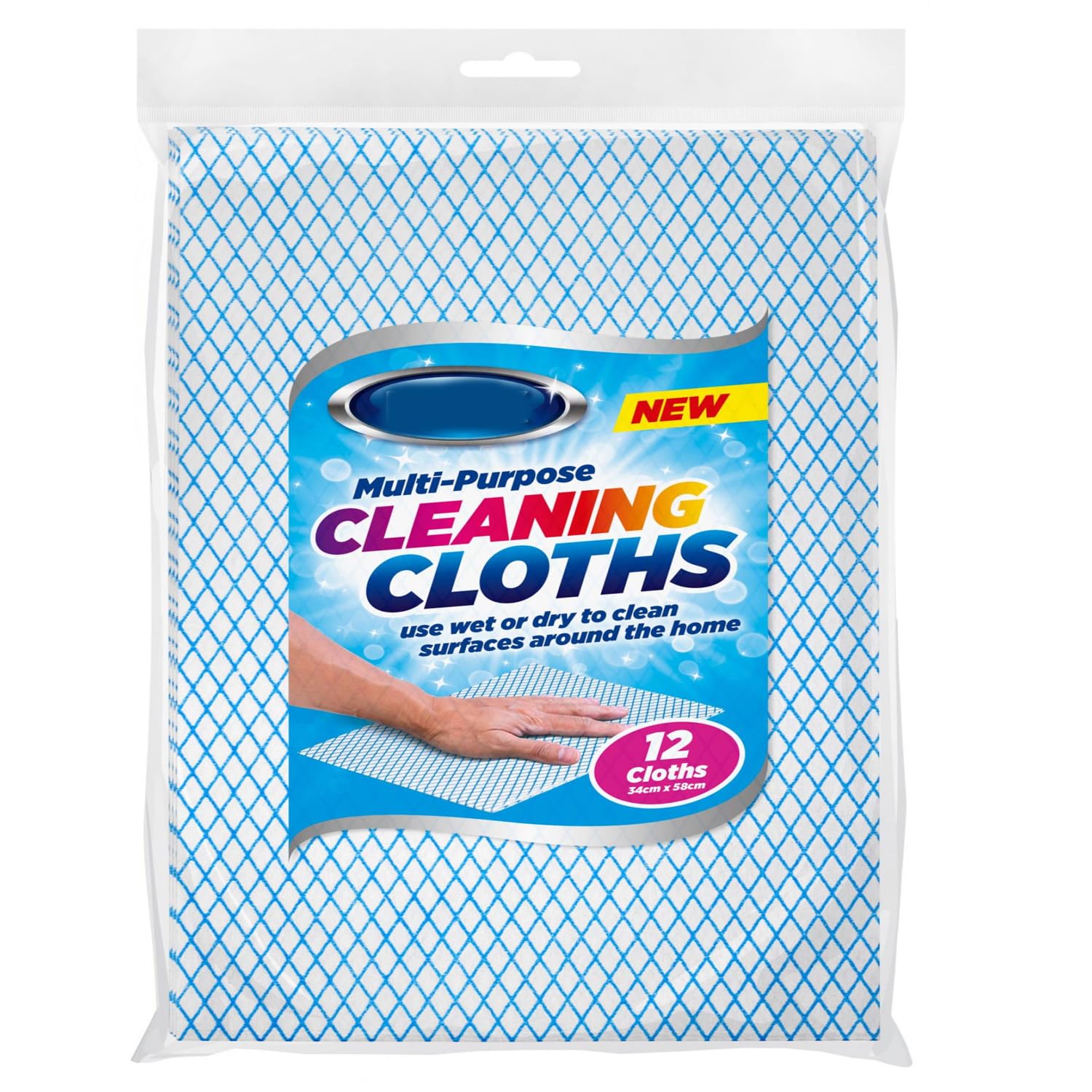 Zale Yardley Cleaning Cloth Pack of 12, Microfiber Cleaning Cloths, Dish Cloth, Kitchen Towel, Duster Cloth for Kitchen & Bathroom, Furniture & Woods, Glass & Mirror