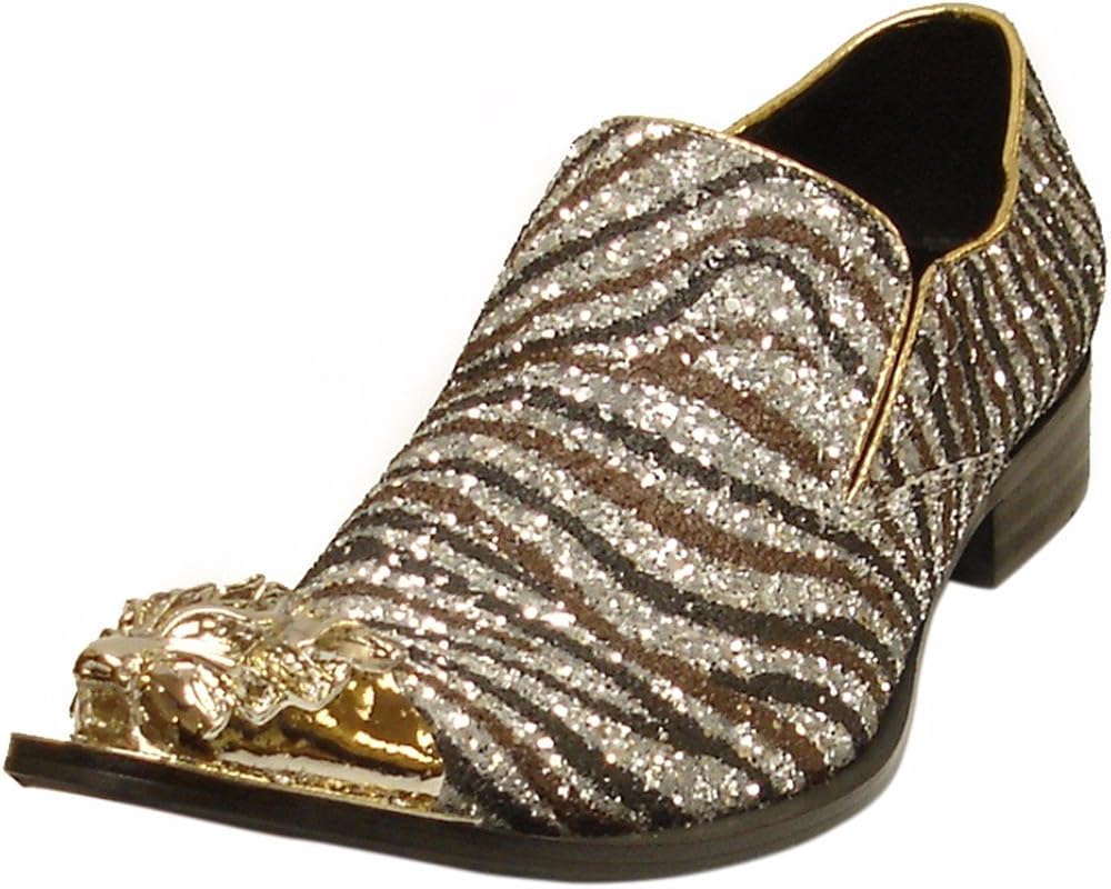 mens black dress shoes with gold accents