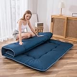 MAXYOYO Japanese Floor Futon Mattress Double Bluestone Tatami Foldable view 7