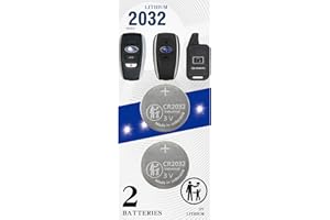 UUAM Key Fob Replacement Batteries for Subaru, (2 Pack) CR2032 Smart Remote Battery OEM fits Outback Forester Crosstrek Ascent Impreza Legacy WRX BRZ