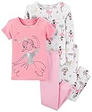 Carter's Girls' Ballet 4-Piece Pajama Set