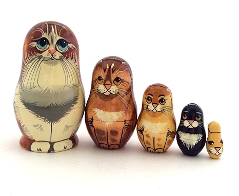 cat nesting dolls
