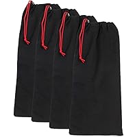 Earthwise Shoe Storage Bags 100% Cotton with Drawstring For Men and Women Perfect for Travel Made in the USA 17 inches X…