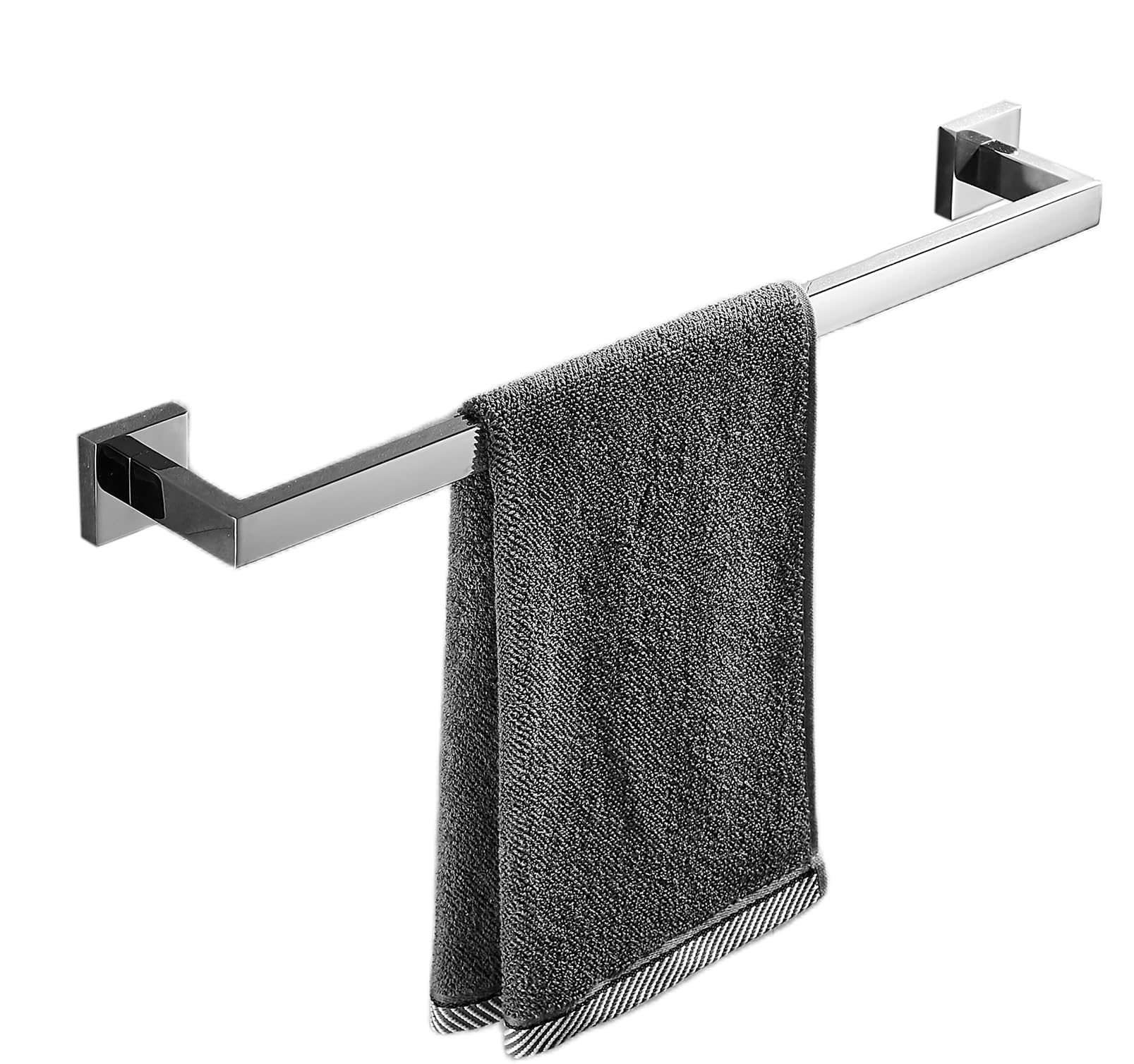 40 cm Towel Rail, Modern Chrome Bathroom Towel Bar Holder, Wall Mounted, SUS 304 Stainless Steel