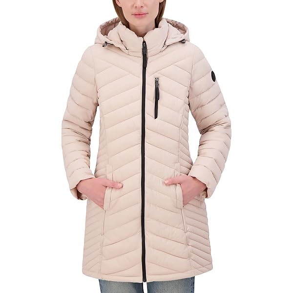 Amazon.com: Nautica Women's Short Stretch Lightweight Puffer