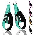 Lights Mountain 1 Pair Pilates Double Loop Straps for Reformer Fitness D-Ring Straps Handle, Yoga Exercise Accessories for Home Gym Workout