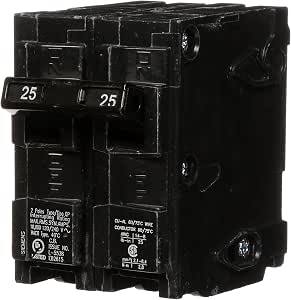 Interruttore Automatico Siemens Q225 2 Poli 25 Amp 240V, Montaggio A Scatto, Protezione Sovraccarico