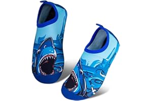 TOROTTO Toddler Kids-Water-Shoes Lightweight Non-Slip Aqua-Socks Swim-Shoes for Beach-Pool Walking for Boys Girls