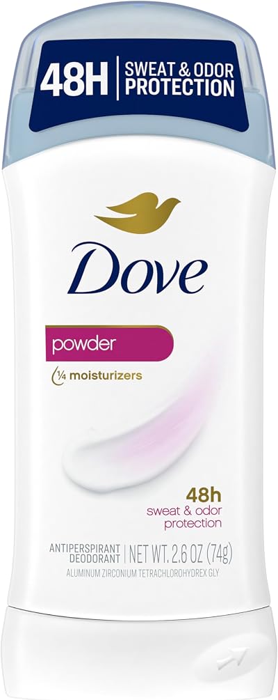 Dove Antiperspirant Deodorant Powder Scent 2.6 Ounce Stick 6 Pack