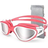 ZIONOR Swim Goggles, Upgraded G1 Polarized Swimming Goggles Anti-Fog for Adult Men Women