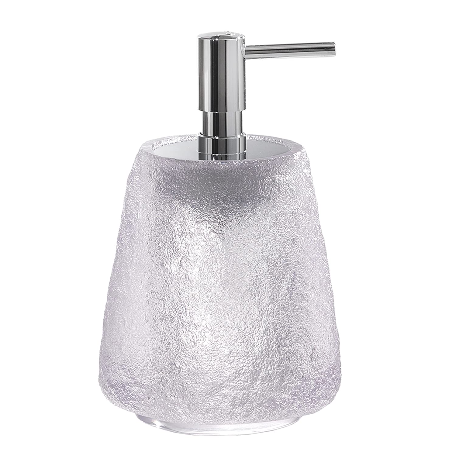 Gedy Irina Soap Dispenser, Resin, White, 9.9 x 9.9 x 16
