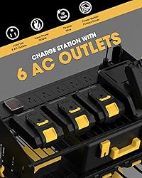 WellMall Power Tool Charging Station - 3 Layer Wall