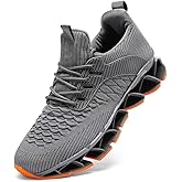 Mens Slip on Walking Running Shoes Blade Tennis Casual Fashion Sneakers Comfort Non Slip Work Sport Athletic Trainer