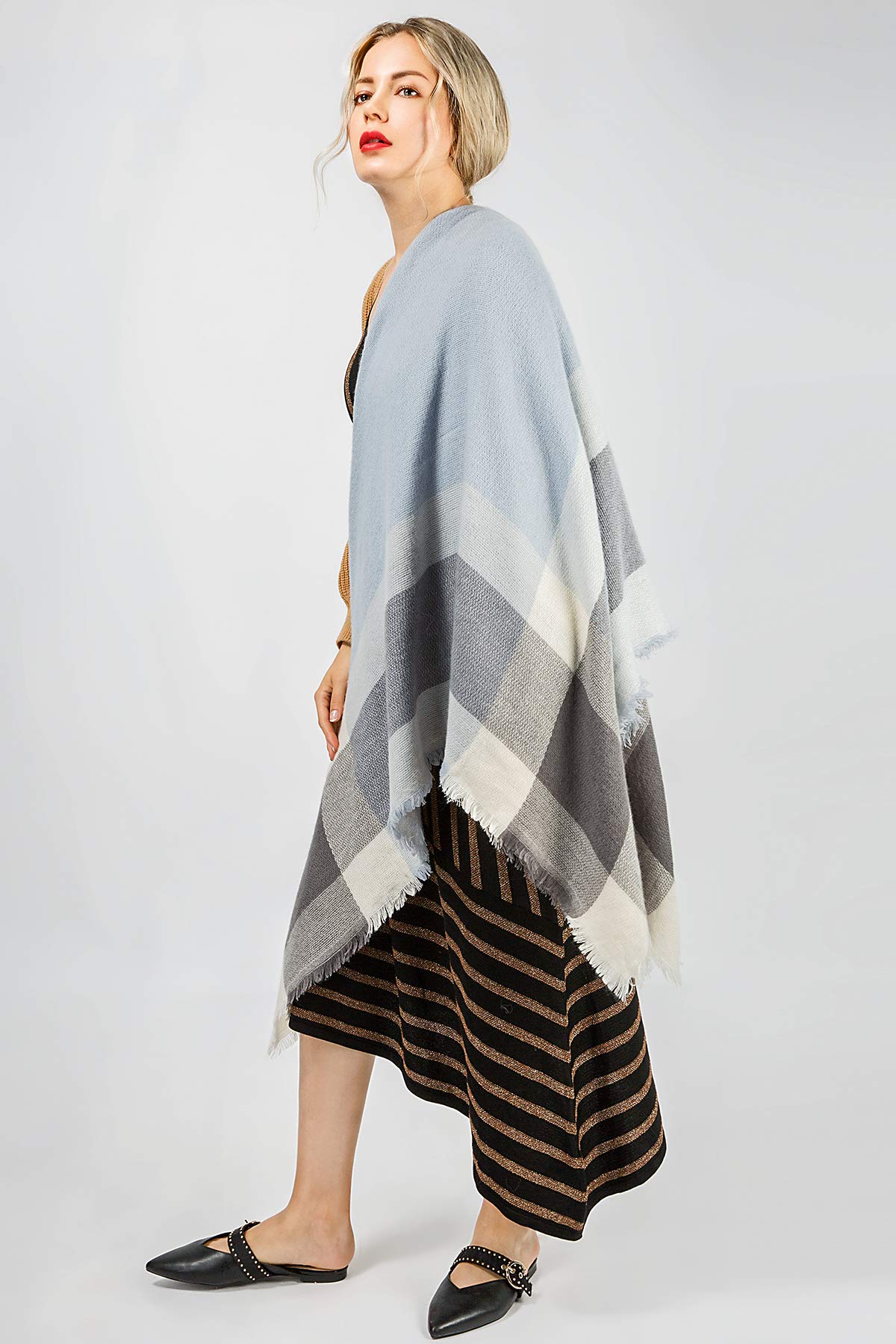 Charm Women Long Scarves Classic Lattice Pattern Scarf comfortable Warm Shawl Ladies Outdoor Accessories