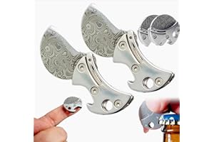 Mini Titanium Compact Bottle Opener & EDC Cutter, Lightweight Portable Multifunctional Bottle Opener Keychain Tool, for Packa