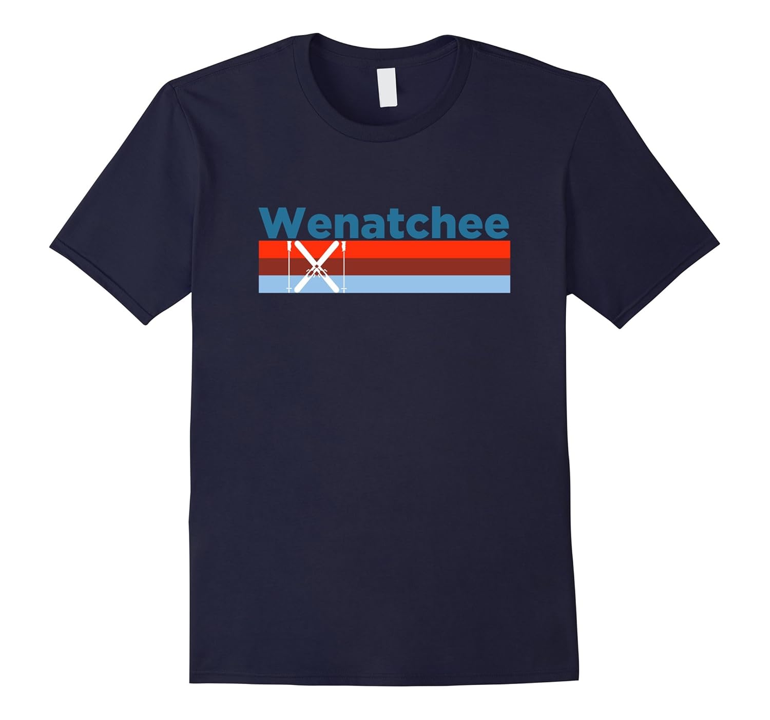 Retro Snow Ski - Wenatchee Washington T Shirt-ANZ